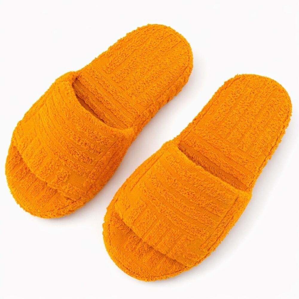 Bottega Veneta Resort Terry Slides Orange Intrecciato EU 34 Made in Italy